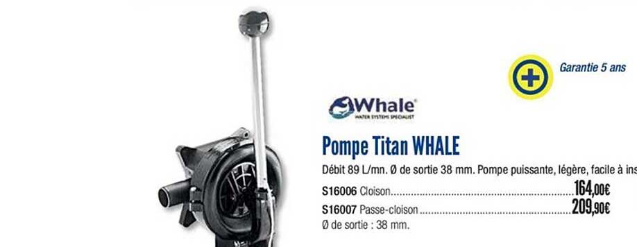 Pompe Titan Whale