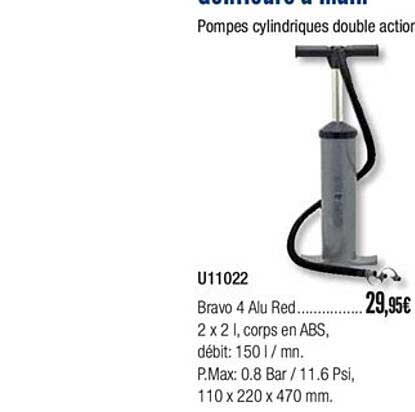 Pompes Cylindrique Double Action U11022