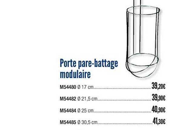 porte pare battage modulaire