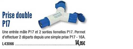 Prise Double P17