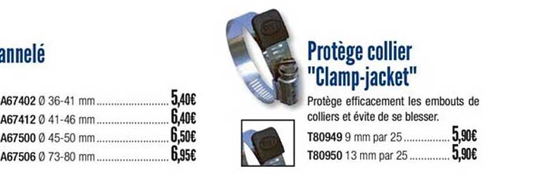 protège collier clamp jacket