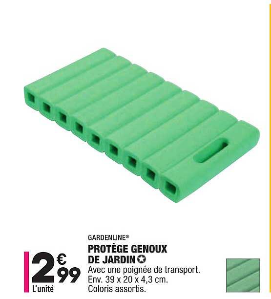 protège genoux de jardin gardenline