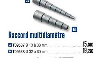 Raccord Multidiamètre