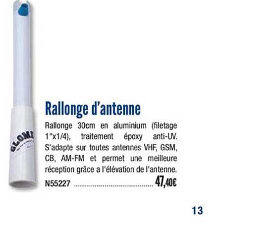 rallonge d'antenne