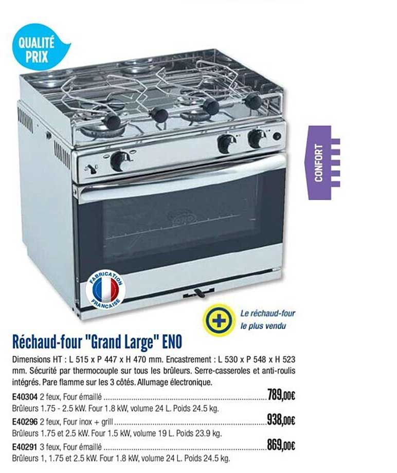 réchaud four grand large eno