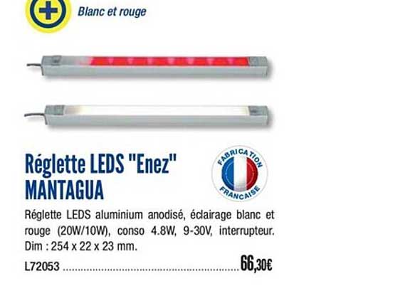 réglette leds enez mantagua