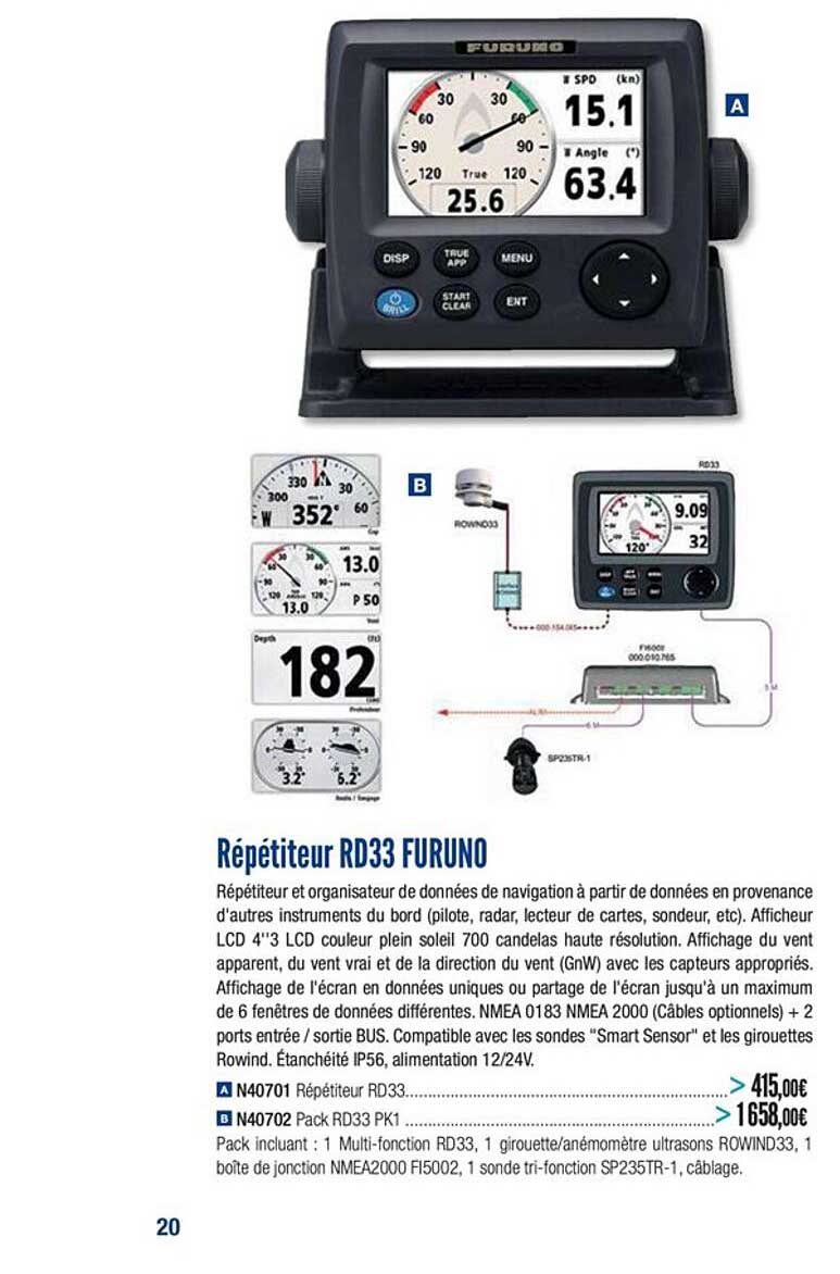répétiteur rd33 furuno