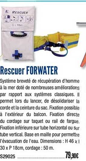 rescuer forwater
