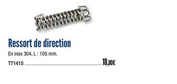 ressort de direction