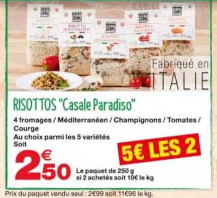 risottos "casale paradiso"