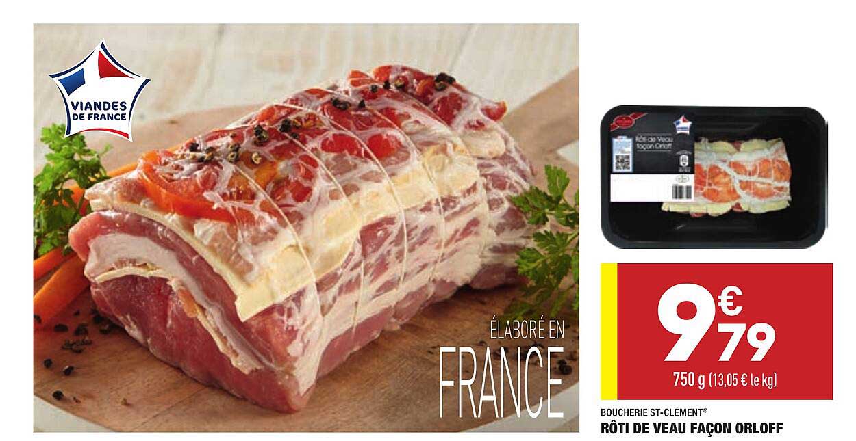 rôti de veau façon orloff boucheries st-clément