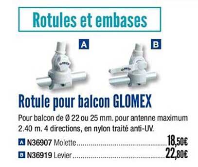 rotule pour balcon glomex
