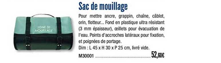 sac de mouillage