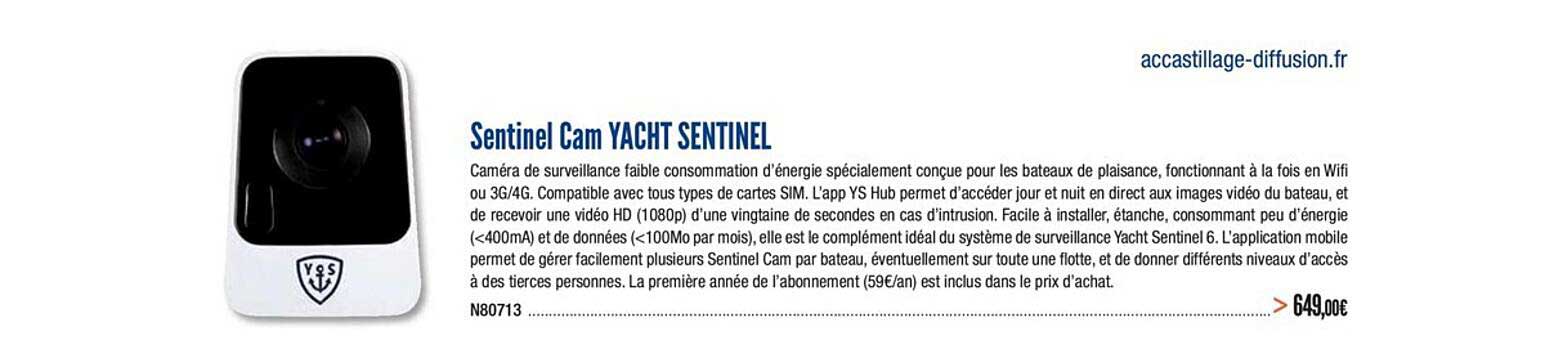 sentinel cam yacht sentinel