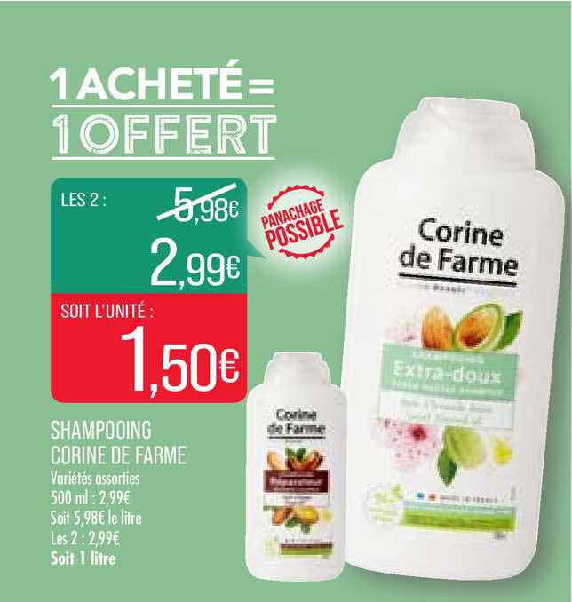 shampooing corine de farme