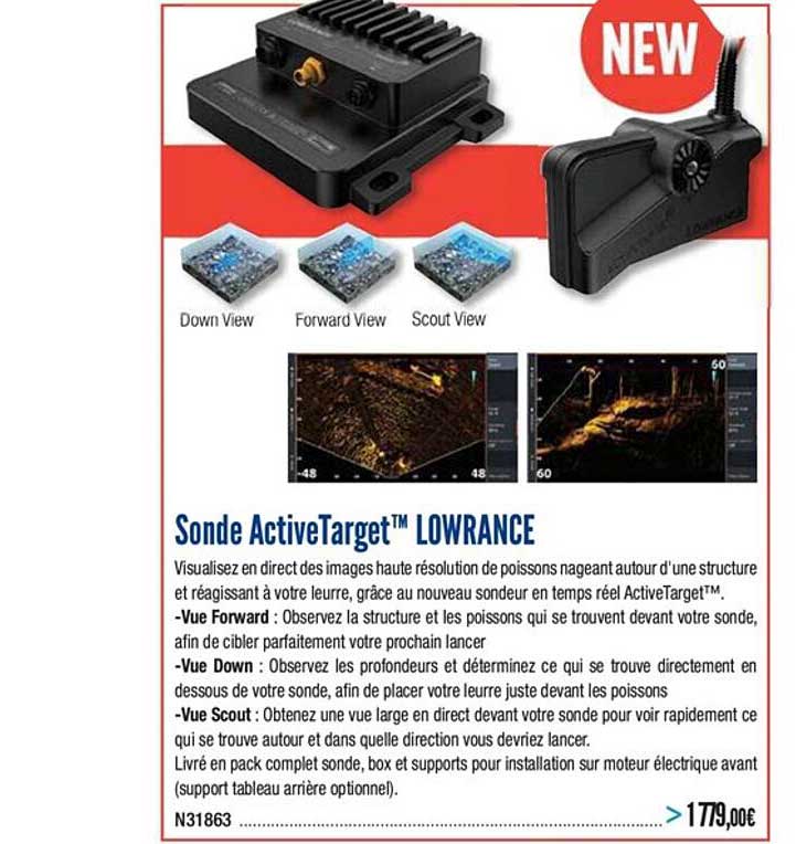 sonde activetarget lowrance