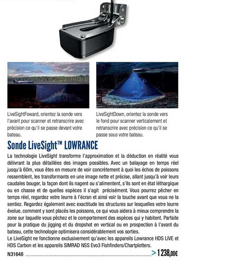 sonde livesight lowrance