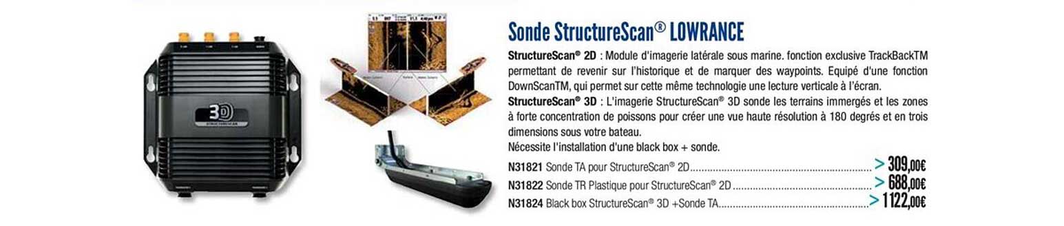 sonde structurescan lowrance