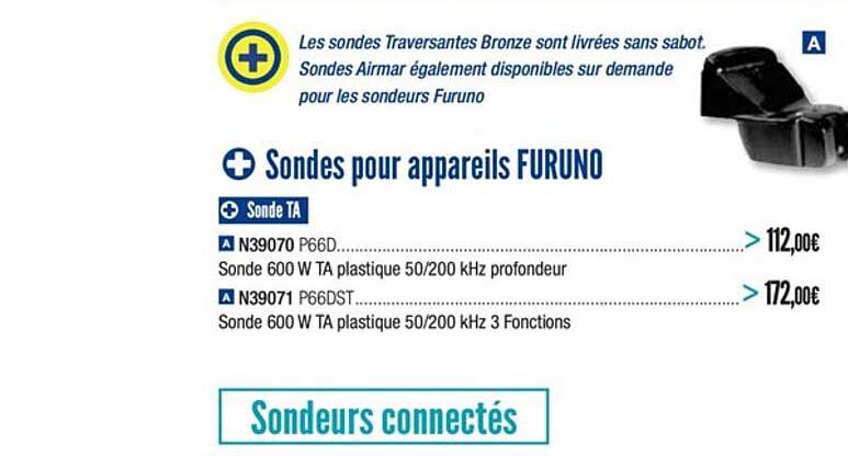 sondes pour appareils furuno