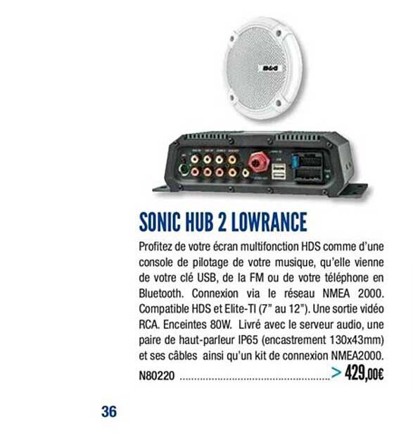 sonic hub 2 lowrance