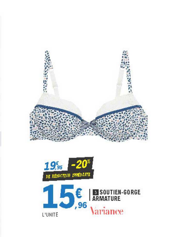 soutien-gorge armature variance