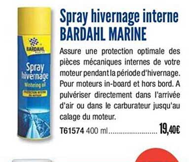 spray hivernage interne bardahl marine