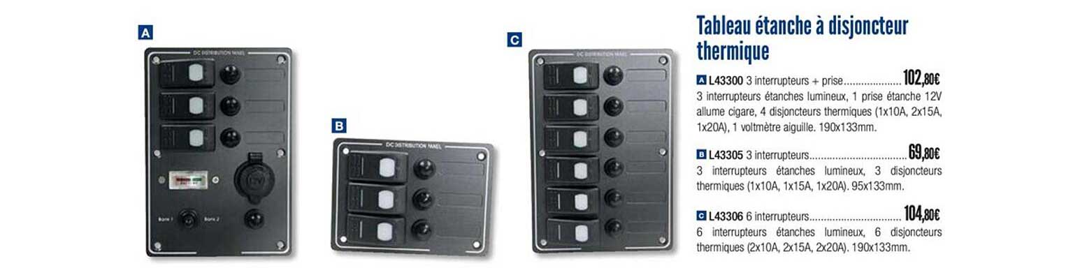 Tableau étanche à Disjoncteur Thermique