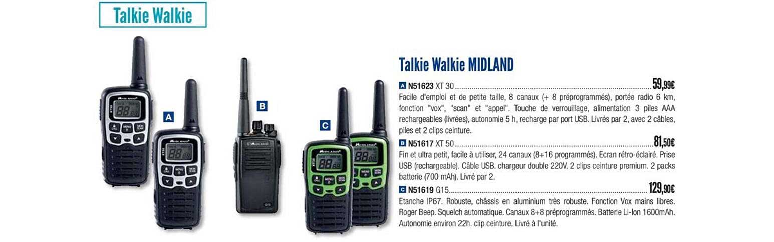 talkie walkie midland