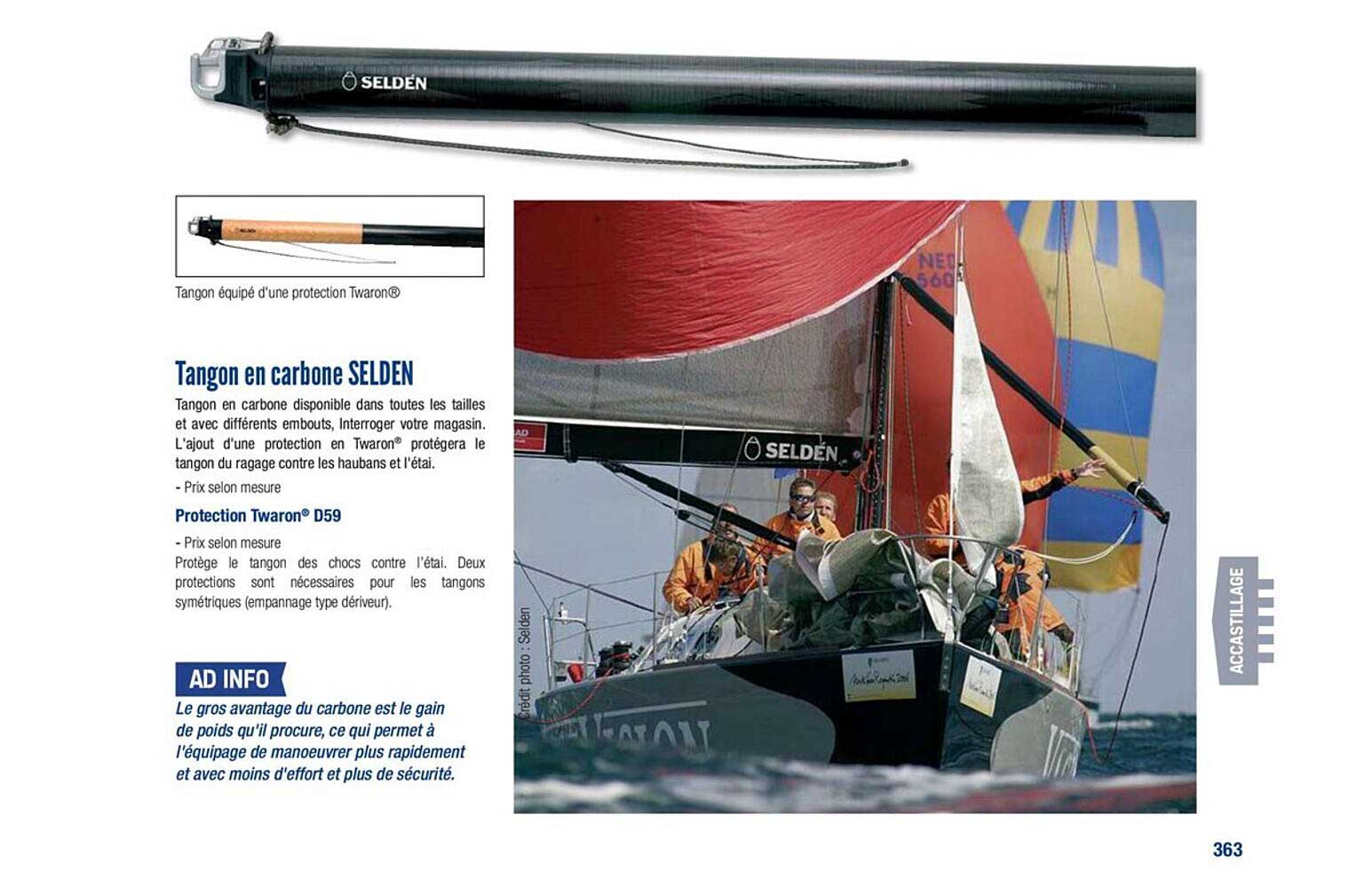 tangon en carbone selden