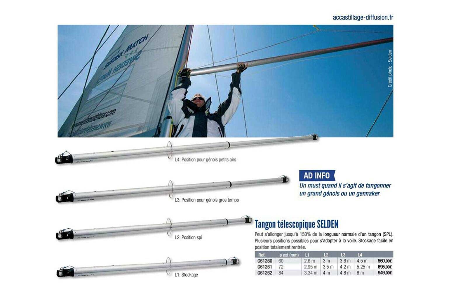 tangon télescopique selden