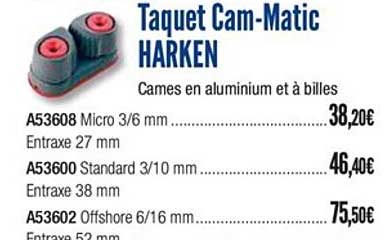 taquet cam matic harken