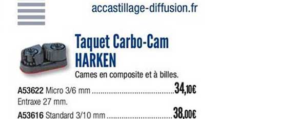 taquet carbo cam harken