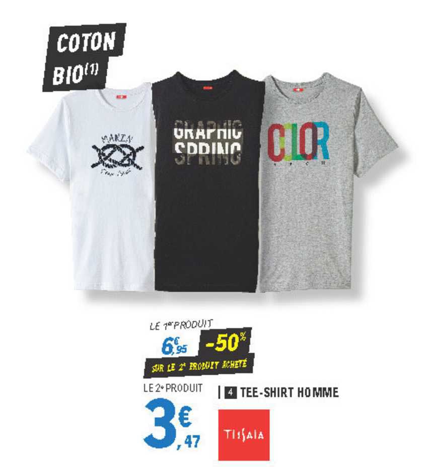 tee-shirt homme tissaia