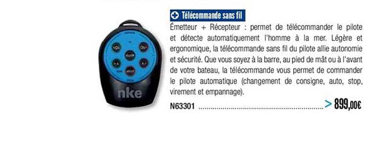 télécommande sans fil nke n63301