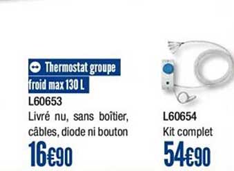 thermostat groupe froid max 130l