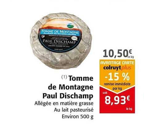 tomme de montagne paul dischamp
