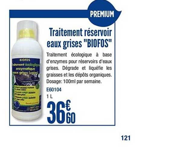 traitement réservoir eaux grise biofos