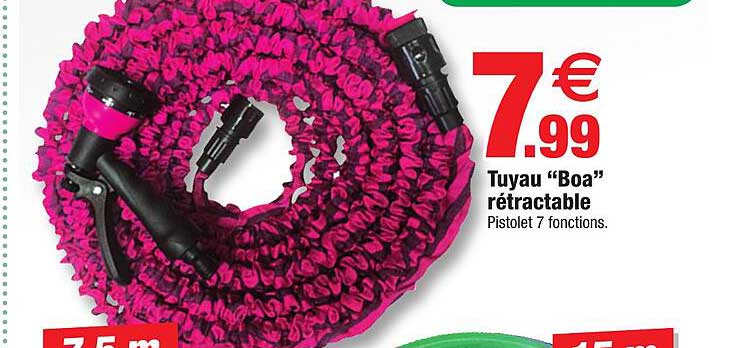 tuyau "boa" rétractable