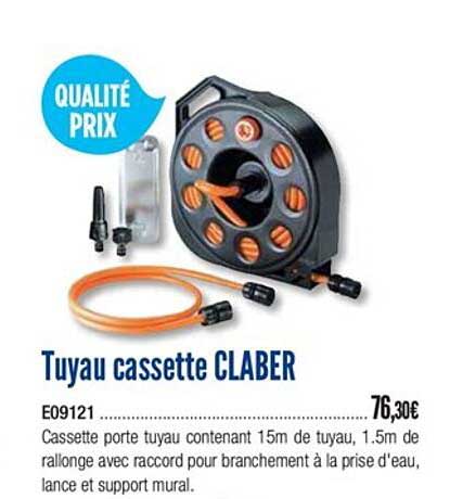 tuyau cassette claber