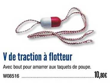 v de traction à flotteur