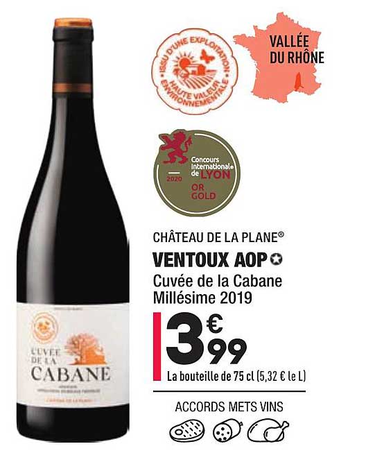 ventoux aop château de la plane