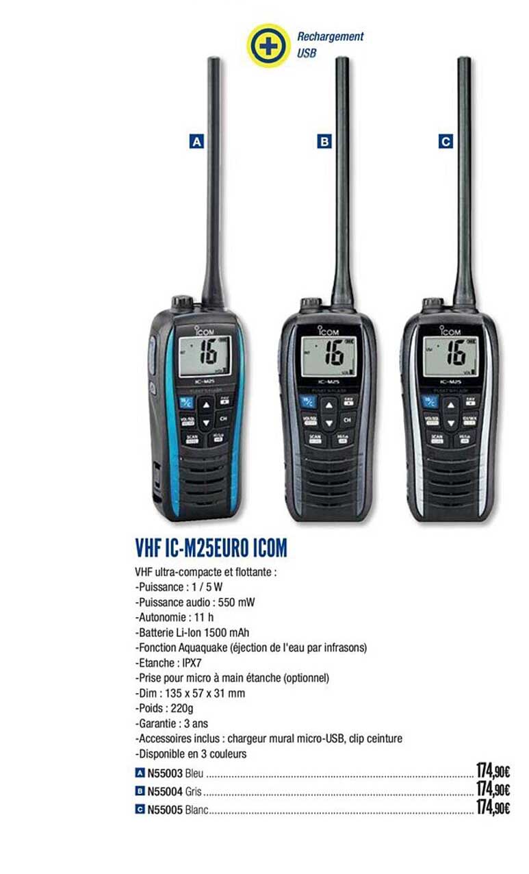 vhf ic m25euro icom