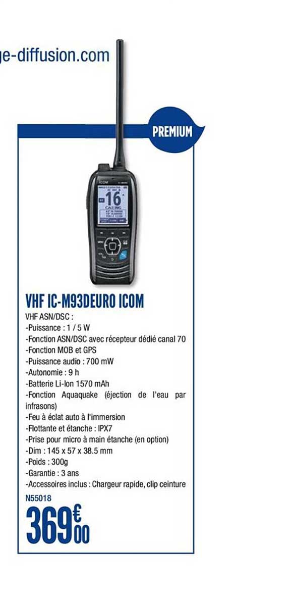 vhf ic m93deuro icom