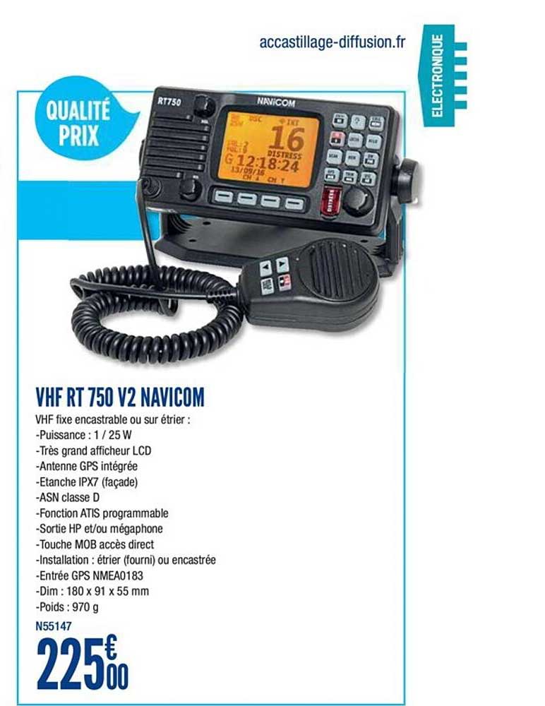 vhf rt 750 v2 navicom