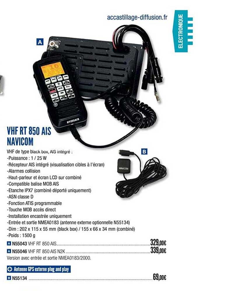 vhf rt 850 ais navicom