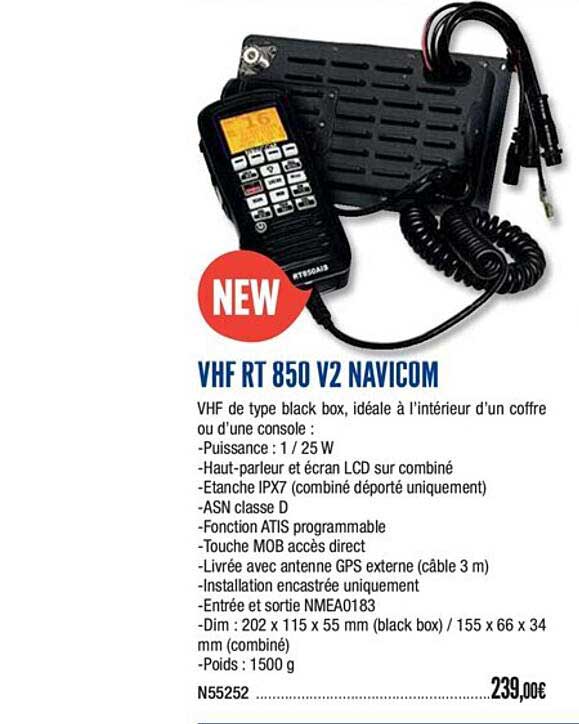 vhf rt 850 v2 navicom