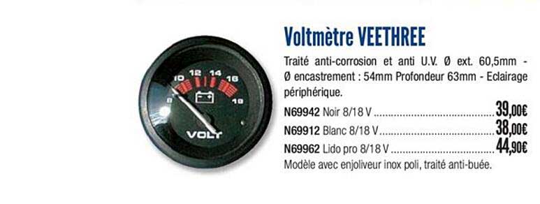 Voltmètre Veethree