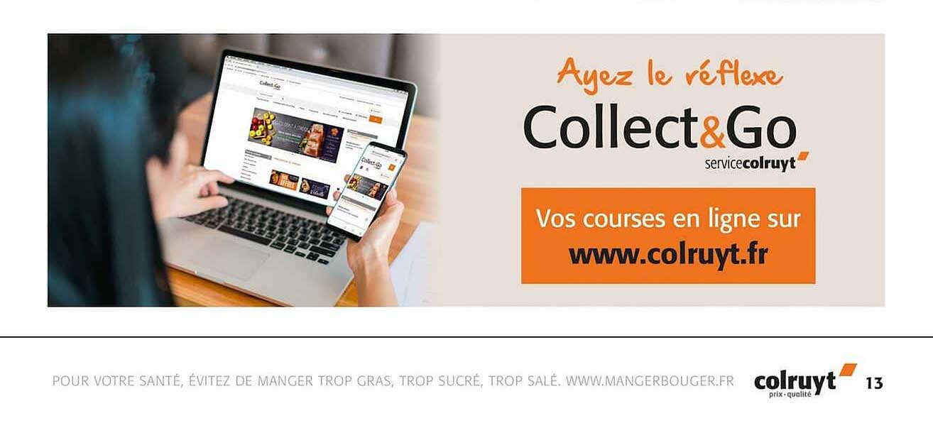vos courses en ligne : collect&go