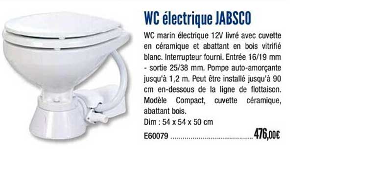 wc électrique jabsco
