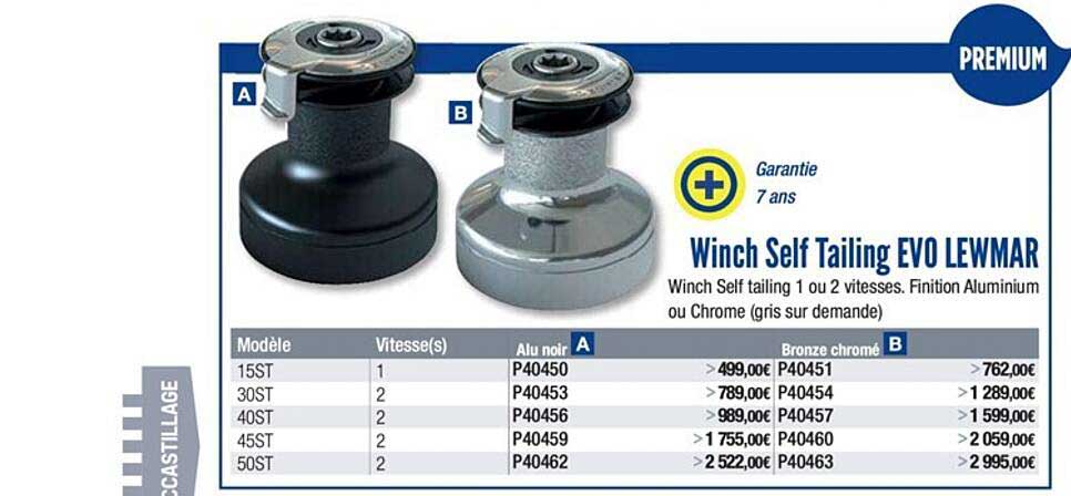 winch self tailing evo lewmar